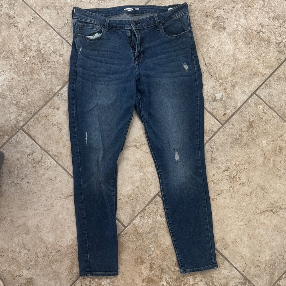 Old Navy Midnight Blue Skinny Jeans / E5